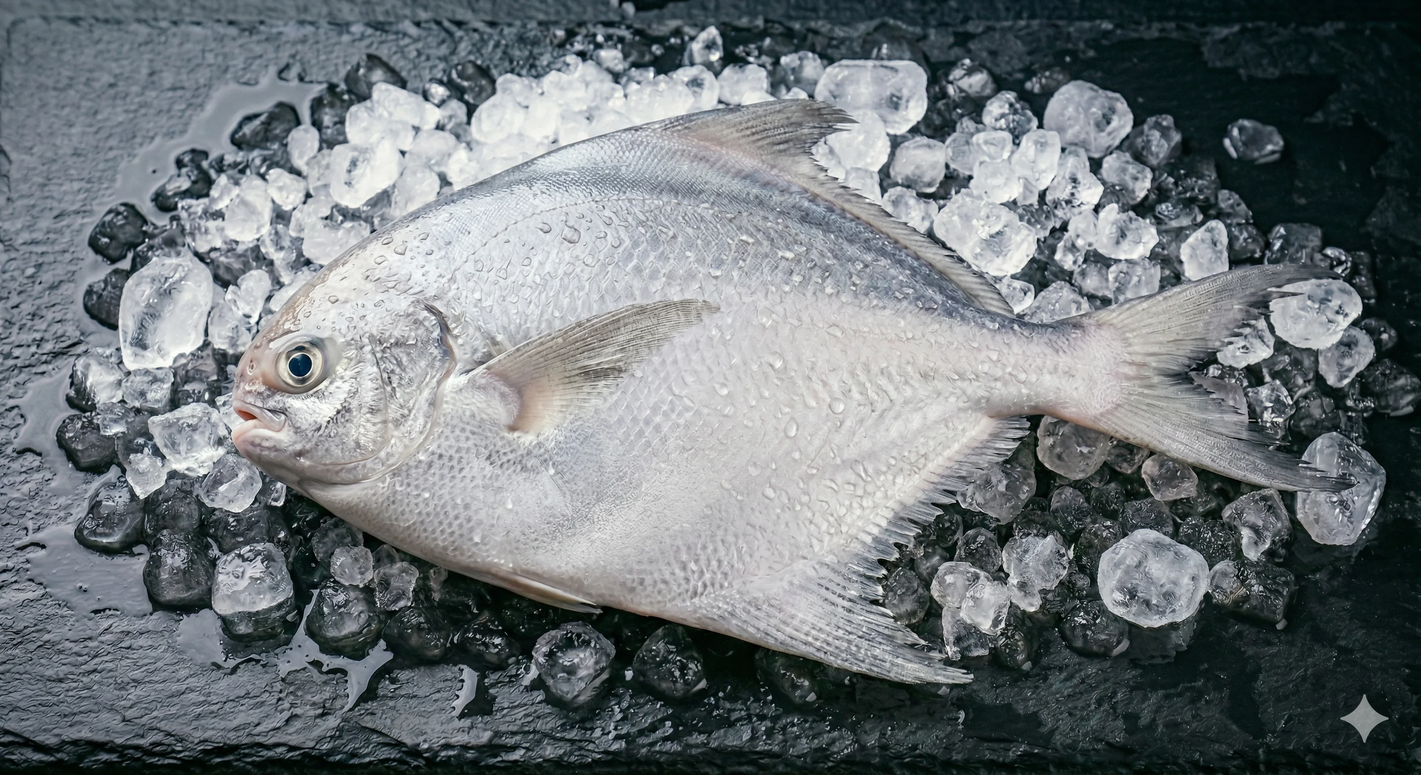 Fresh Pomfret — Silver Pomfret / Paplet